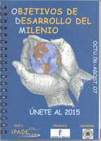 portada Únete. Objetivos de Desarrollo Internacional. Agenda 2015