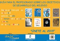portada Únete al 2015: Libro práctico sobre los Objetivos de Desarrollo del Milenio, guía para el profesorado de tercer ciclo de educación primaria en Castilla-La Mancha
