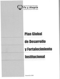portada Plan Global de Desarrollo y Fortalecimiento Institucional