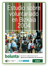 portada Estudio sobre el voluntariado en Bizkaia 2004