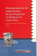 portada Sistematización de experiencias de participación ciudadana en Costa Rica