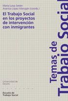 portada El Trabajo Social en los proyectos de intervención con inmigrantes. Actas de la II Jornada Técnica de Trabajo Social