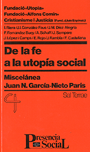 portada De la fe a la utopía social. Miscelánea Juan N. García-Nieto París