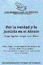 portada Por la verdad y la Justicia en el Atrato. Iñigo Egiluz-Jorge Luis Mazo