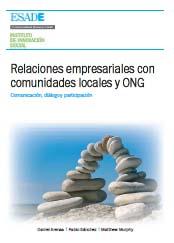 portada Relaciones empresariales con comunidades locales y ONG. Comunicación, diálogo y aprticipación