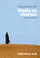 portada Poemas saharauis para crecer. Nada es eterno. Antología 1989-2009