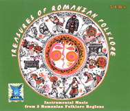 portada Treasures of Romanian Folklore. Instrumental music from 5 Romanian Folklore Regions