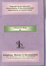 portada Engendering development: accountability of non-governmental organisation on gender issues