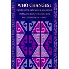portada Who Changes? Institutionalizing participation in development