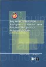 portada Seguimiento y evaluación participativos en América Latina: panorama bibliográfico y bibliografía anotada