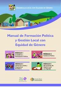 portada Manual de formación política y gestión local con equidad de género