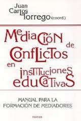 portada Mediación de conflictos en instituciones educativas. Manual para la formación de mediadores