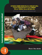 portada Estudio sobre la democracia comunitaria y elección por usos y costumbres en las tierras bajas de Bolivia