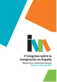 portada V Congreso sobre la inmigración en España. Migraciones y desarrollo humano