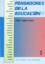 portada Pensadores de la educación. Volumen 1