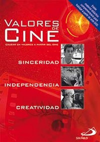 portada Valores de cine: Programas para educar en valores a partir del cine: Sinceridad, Independencia y Creatividad