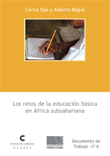 portada Los retos de la educación básica en África subsahariana