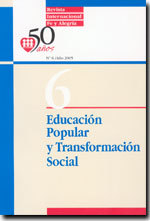 portada Educación popular y transformación social
