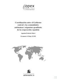 portada Coordinación entre el Gobierno central y las comunidades autónomas: asignatura pendiente de la cooperación española