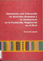 portada Asumiendo una educación en derechos humanos y en democracia en la formación magisterial en el Perú