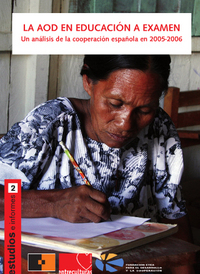 portada La AOD en educación a examen. Un análisis de la cooperación española en 2005-2006