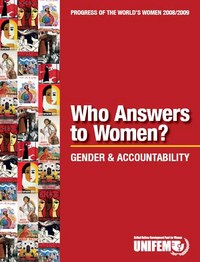 portada Progress of the world's women 2008 - 2009. Who answers to women? Gender and accountability