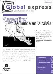 portada Argentina se hunde en la crisis = Argentina krisian hondoratzen da