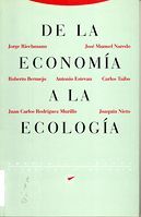 portada De la economía a la ecología