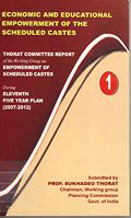 portada Thorat Committee Report. Economic and educational empowerment of the scheduled castes. 1