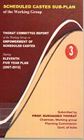 portada Thorat Committee Report. Scheduled castes sub-plan. 3