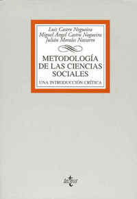 portada Metodología de las ciencias sociales. Una introducción crítica