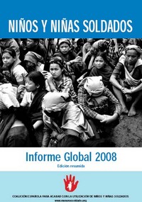 portada Niños y niñas soldado. Informe Global 2008. Edición resumida