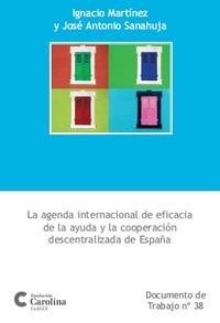 portada La agenda internacional de eficacia de la ayuda y la cooperación descentralizada de España