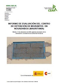 portada Informe de evaluación del centro de detención de migrantes en Nouadhibou (Mauritania)