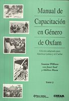 portada Manual de capacitación en género de Oxfam: Tomo II. Edición adaptada para América Latina y el Caribe