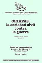 portada Chiapas: la sociedad civil contra la guerra. Compilación de textos 1998