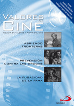 portada Valores de cine: Programas para educar en valores a partir del cine: Abriendo fronteras, prevención de drogas, fugacidad de la fama
