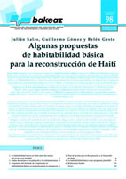 portada Algunas propuestas de habitabilidad básica para la reconstrucción de Haití