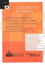 portada Estudio del capital social a partir de las redes sociales y su contribución al desarrollo socioeconómico: el colectivo de inmigrantes rumanos en la provincia de Castellón
