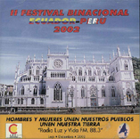 portada II Festival Binacional Ecuador-Perú 2002. Hombres y mujeres unen nuestros pueblos, unen nuestra tierra