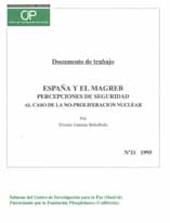 portada España y el Magreb: percepciones de seguridad al caso de la no-proliferación nuclear