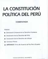portada La Constitución Política del Perú comentada