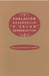 portada Población, desarrollo y salud reproductiva. Responsabilidades de España