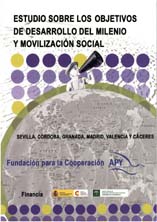 portada Estudio sobre los objetivos de desarrollo del milenio y movilización social