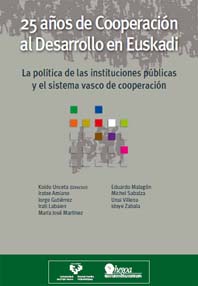 portada 25 Años de Cooperación al Desarrollo en Euskadi: La Política de Instituciones Públicas y el Sistema Vasco de Cooperación