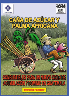 portada Caña de Azúcar y Palma Africana: combustibles para un nuevo ciclo de acumulación y dominio de Guatemala. Versión popular