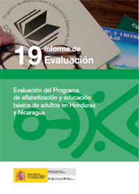 portada Evaluación del Programa de Alfabetización y Educación Básica de Adultos en Honduras y Nicaragua
