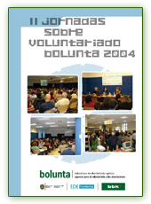 portada II Jornadas sobre voluntariado Bolunta 2004