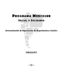 portada Sistematización de Experiencias de Organizaciones Sociales, Uruguay.
