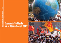 portada Economía solidaria en el Fórum Social 2002